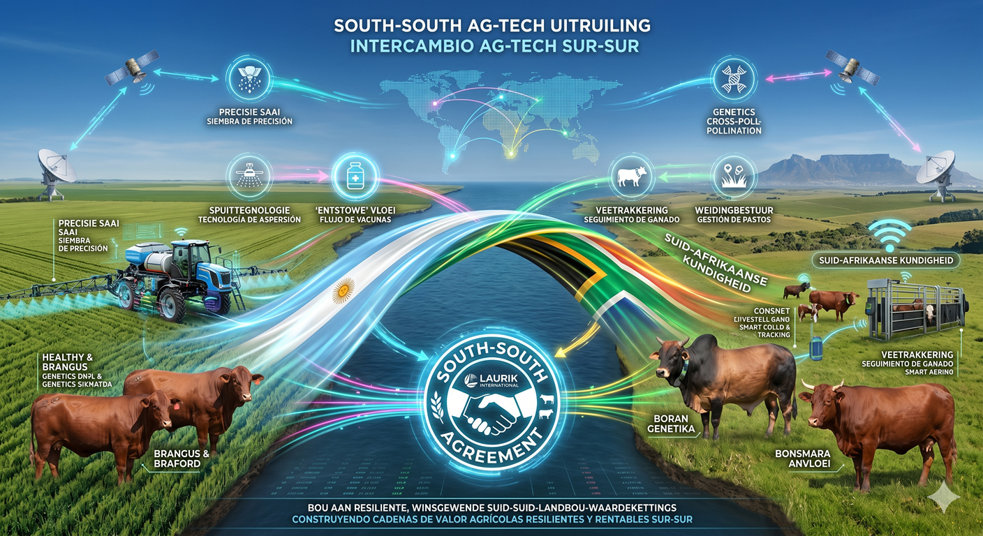 ARGENTINIË EN SUID-AFRIKA: VENNOOTSKAP IN LANDBOUTEGNOLOGIE EN GENETIKA