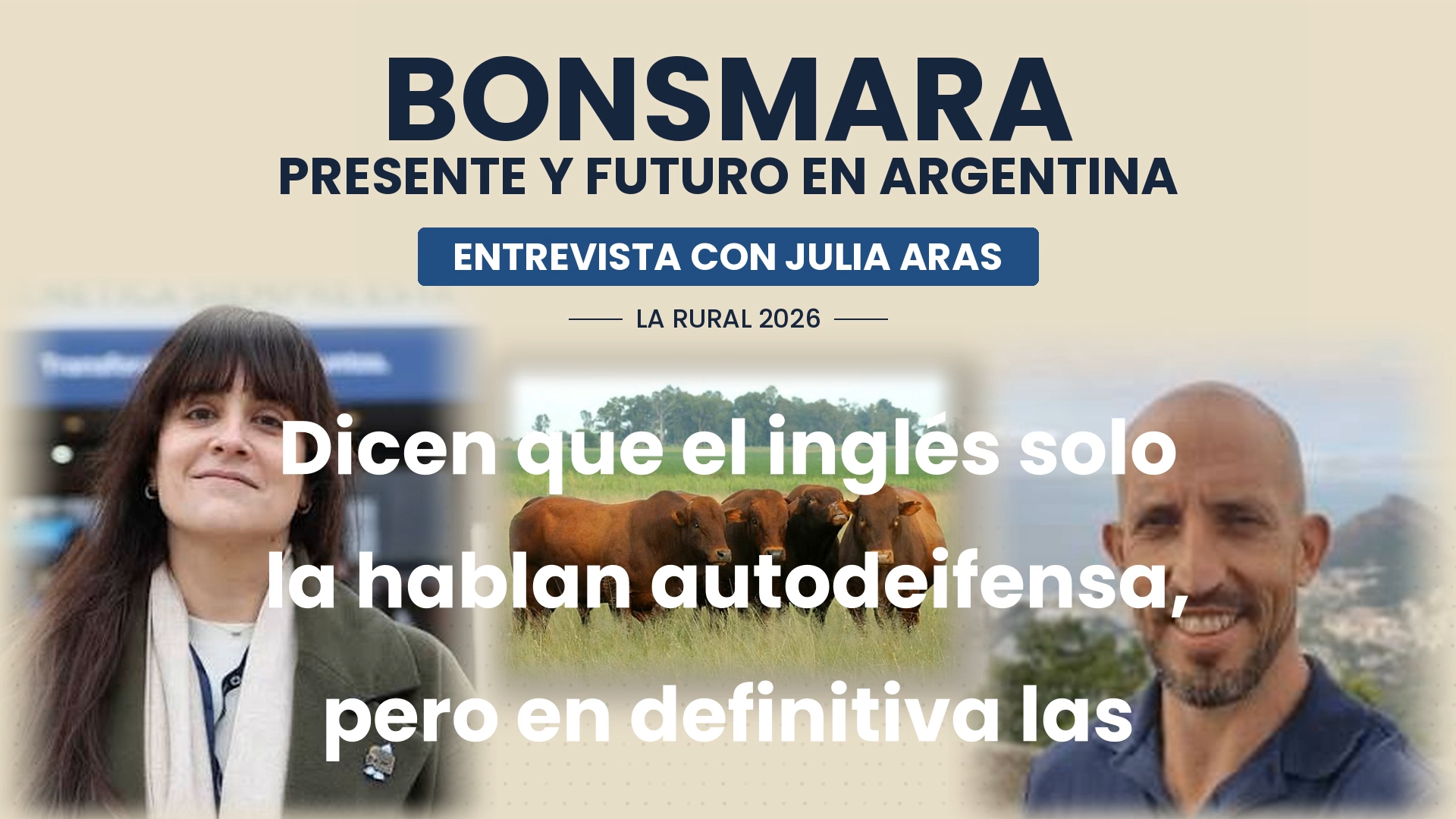 Julia Aras Bonsmara en Senderos Africanos Julia Aras Bonsmara en Senderos Africanos